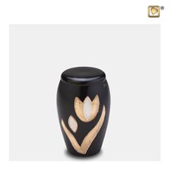 Majestic Tulip keepsake Midnight&Bru Pewter